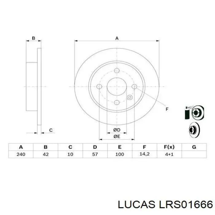 Стартер двигателя Lucas LRS01666