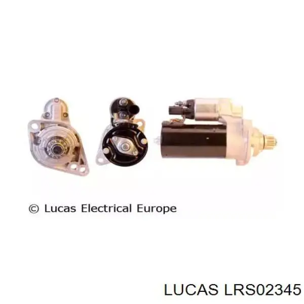LRS02345 Lucas motor de arranco