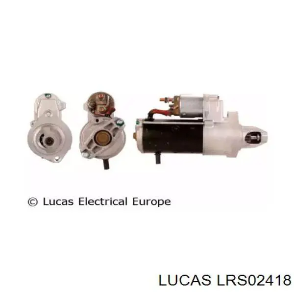 LRS02418 Lucas motor de arranco