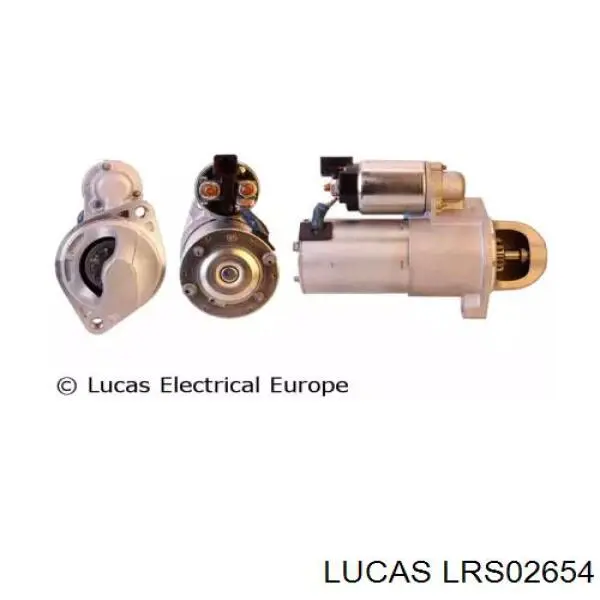 LRS02654 Lucas motor de arranco