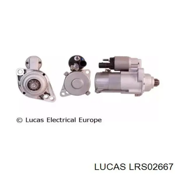 LRS02667 Lucas motor de arranco