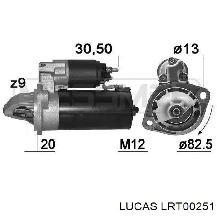 Купить CST10299AS Casco Стартер
