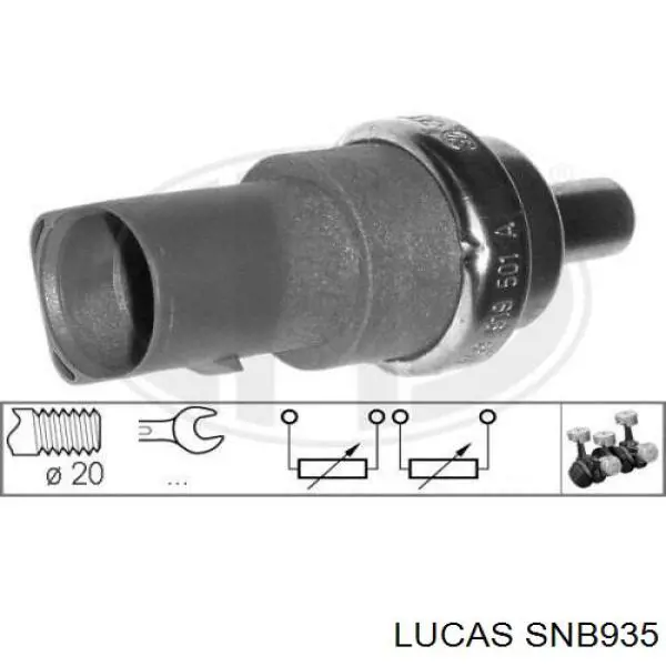 Купить SNB935 Lucas Термодатчик охлаждающей жидкости