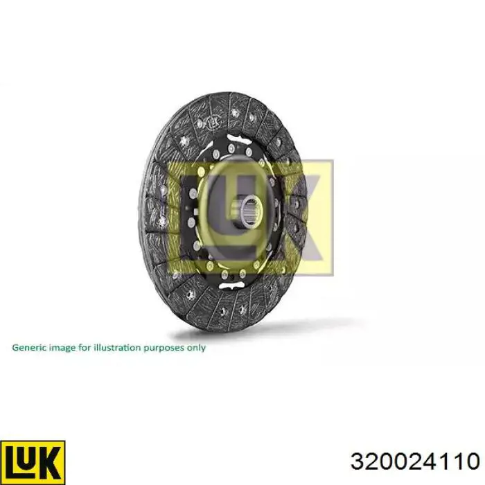 Диск сцепления LUK 320024110 цена, от 58.34 USD