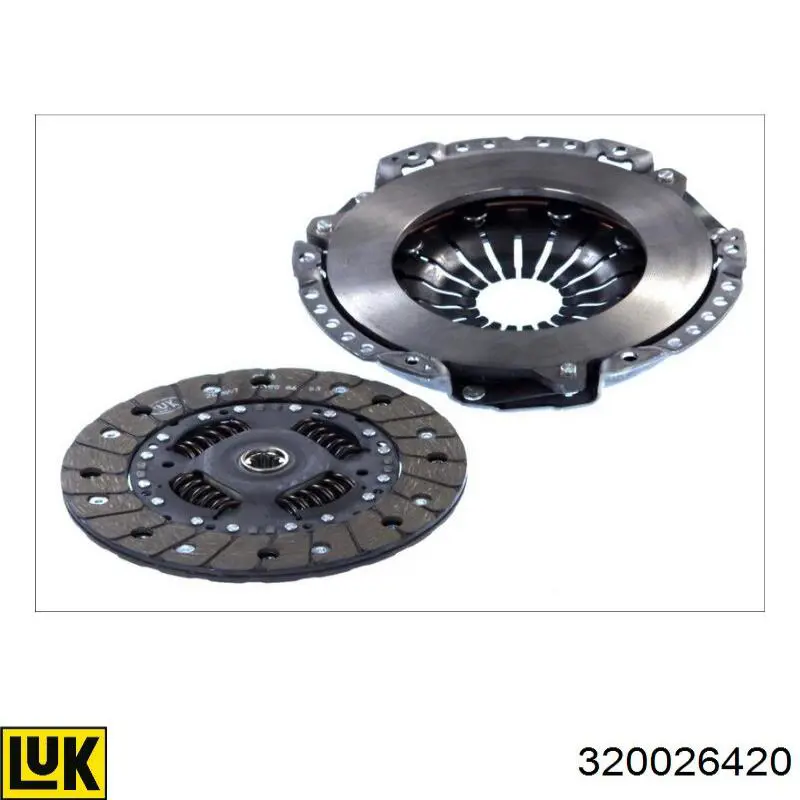 Диск сцепления 320026420 LUK