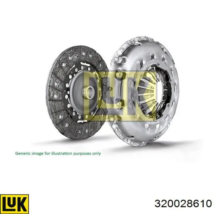 Диск сцепления 320028610 LUK