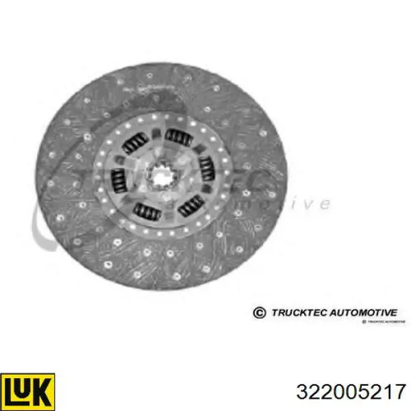 Диск сцепления Mercedes 0012501503