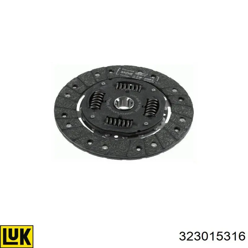 Купить 323015316 LUK Диск сцепления