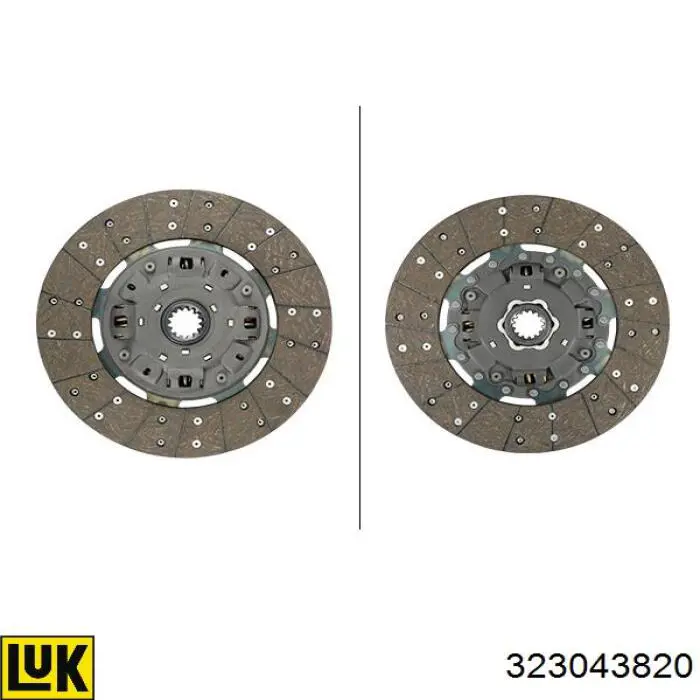 Диск сцепления 1862485031 Sachs