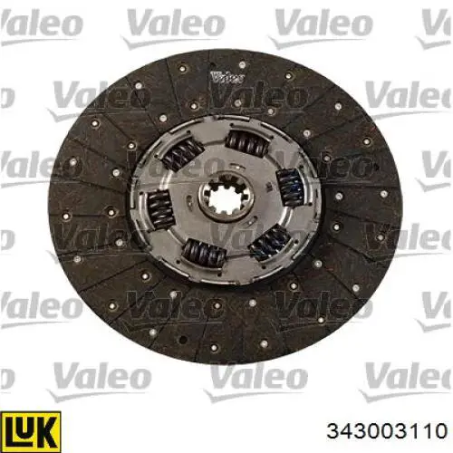 Диск сцепления LUK 343003110 цена, от 357.58 USD