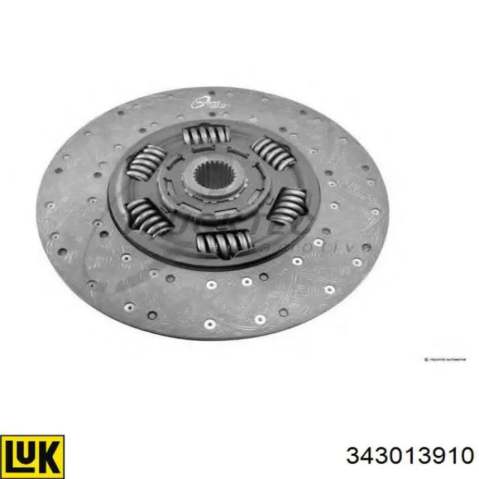 829074 VALEO Диск сцепления ведомый