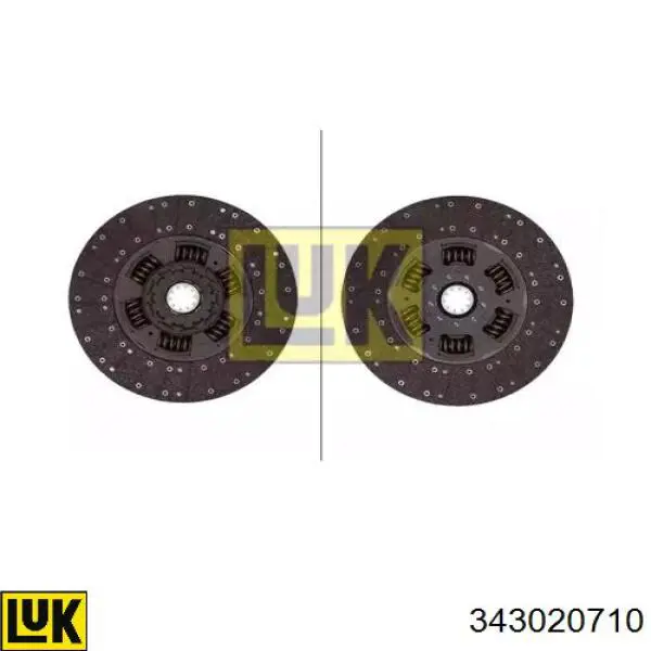 Диск сцепления 1878080034 ZF Parts