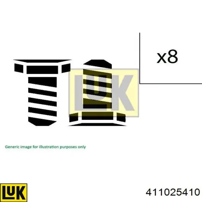 411025410 LUK Болт крепления маховика