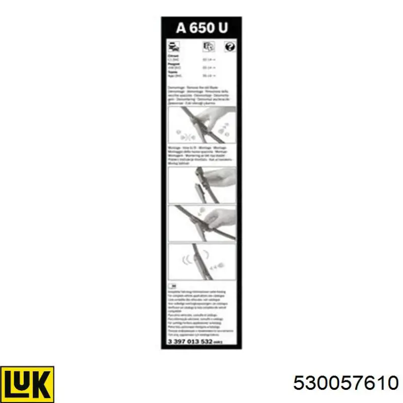 530057610 LUK Комплект ремня ГРМ