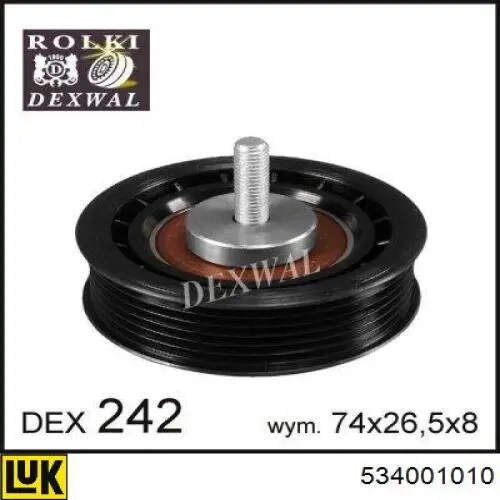 Роликовий модуль натяжителя ремня Magneti Marelli MPQ0294 цена, от 17.36 USD