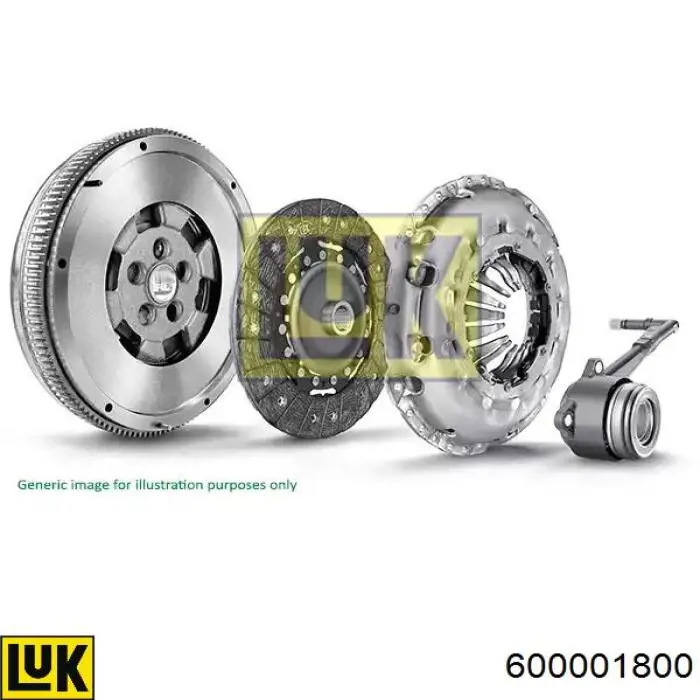 Маховик двигателя LUK 600001800