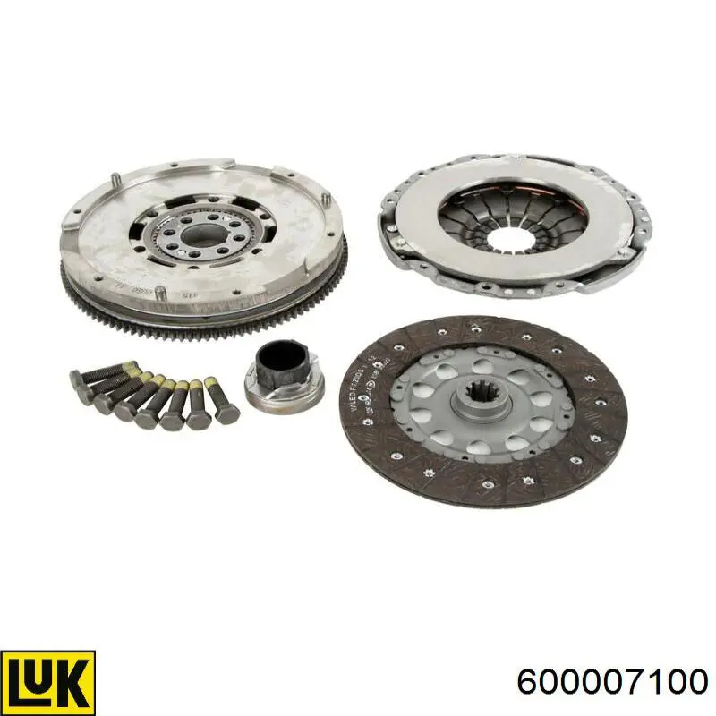 Комплект сцепления (3 части) LUK 600007100 цена, от 184.86 USD