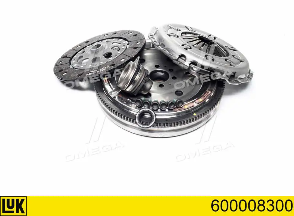 LuK 600008300 Kit Frizione Con Volano Bimassa E Bulloni – RepSet DMF, Per Motori Con Volano Bimassa