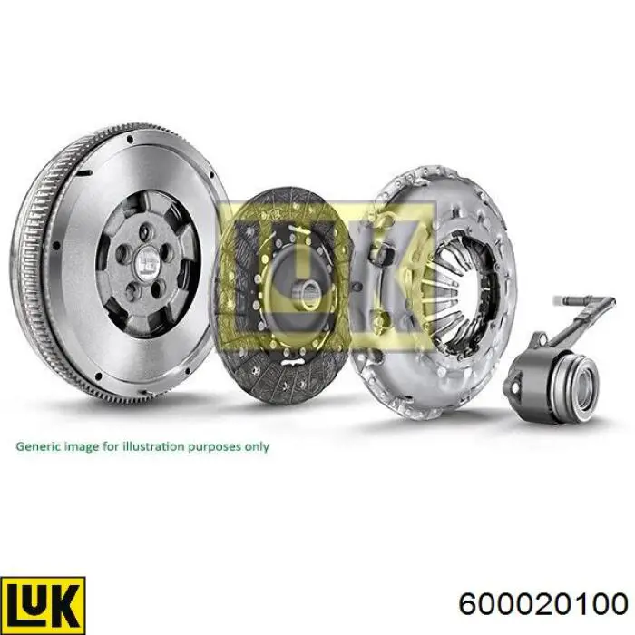 Купить 600020100 LUK Комплект сцепления (диск, корзина, подшипник)