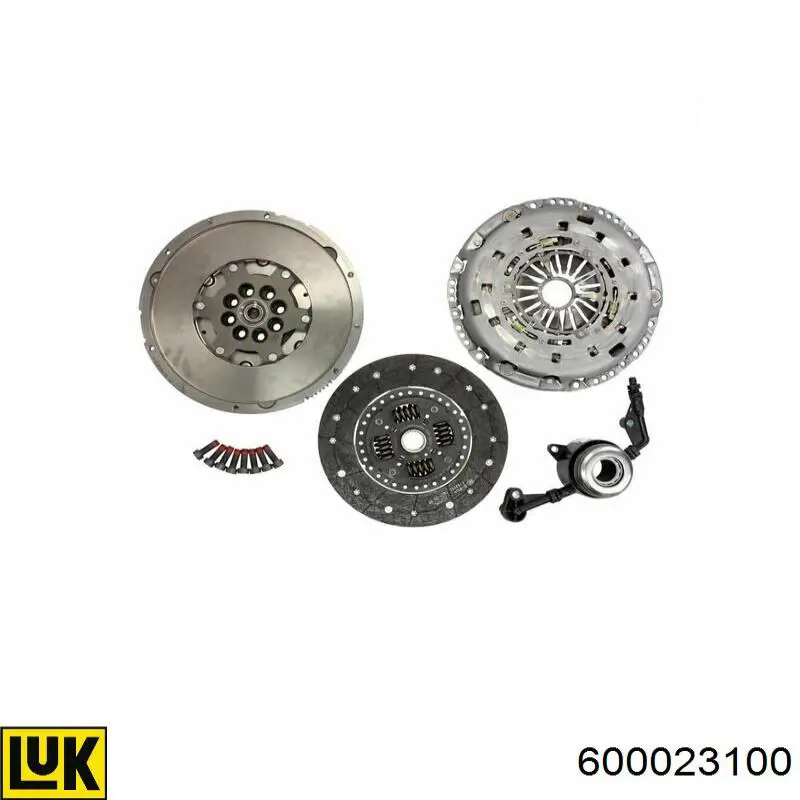 Комплект сцепления (3 части) LUK 600023100 цена, от 1192.03 USD