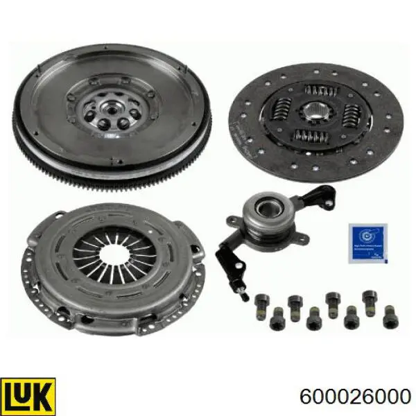 Комплект сцепления (3 части) LUK 600026000 цена, от 776.39 USD