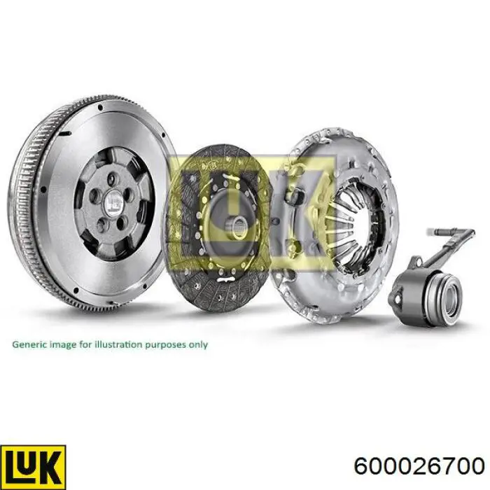 Купить 600026700 LUK Комплект сцепления (диск, корзина, подшипник)