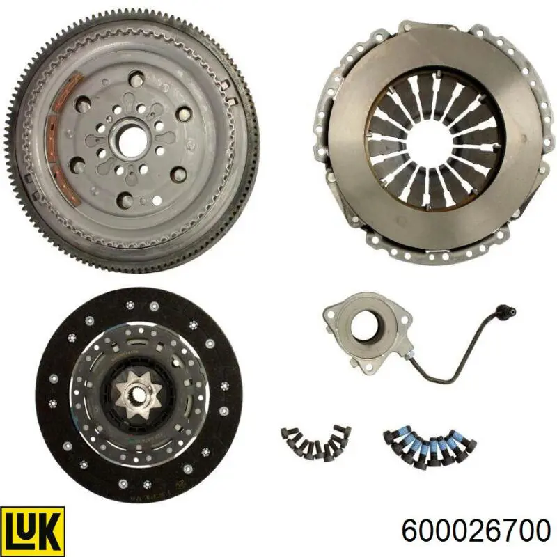 600026700 LUK Сцепление в сборе