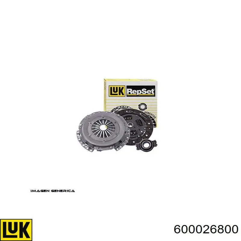 Комплект сцепления (3 части) LUK 600026800 цена, от 965.83 USD