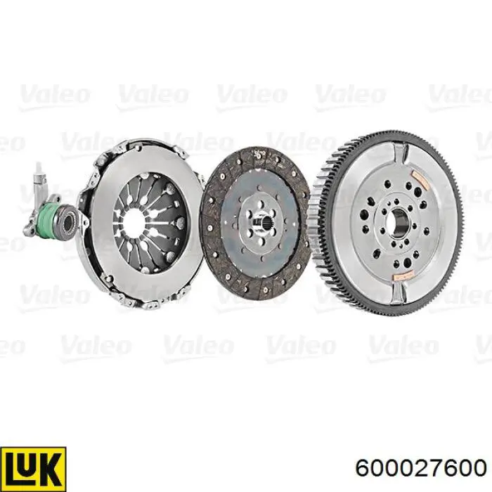 Комплект сцепления (3 части) LUK 600027600 цена, от 569.74 USD