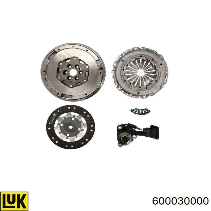 Комплект сцепления (3 части) LUK 600030000 цена, от 563.35 USD