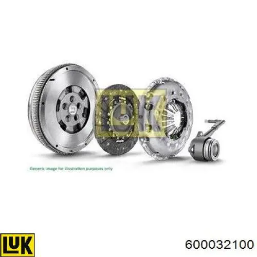 Kit de embraiagem (3 peças) para Volkswagen Transporter (7J)