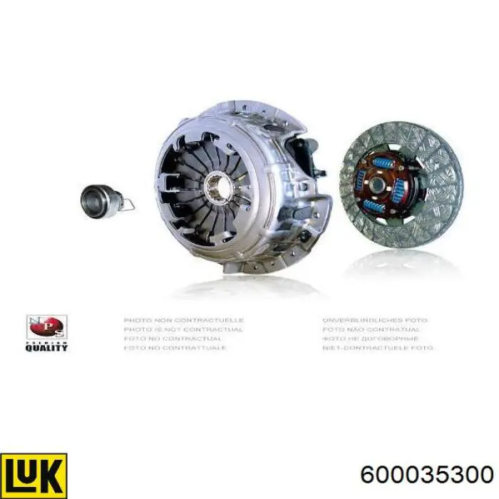Комплект сцепления (3 части) LUK 600035300 цена, от 881.85 USD