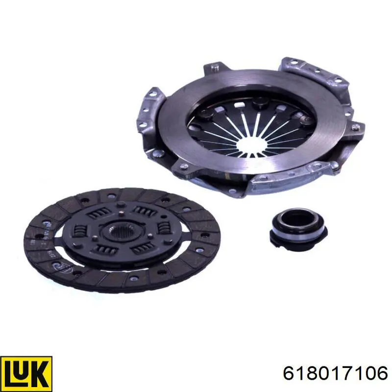 Комплект сцепления (3 части) LUK 618017106 цена, от 52.22 USD