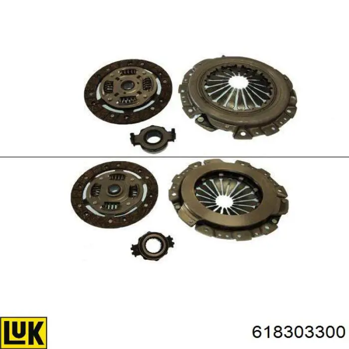 Купить 618303300 LUK Комплект сцепления (диск, корзина, подшипник)