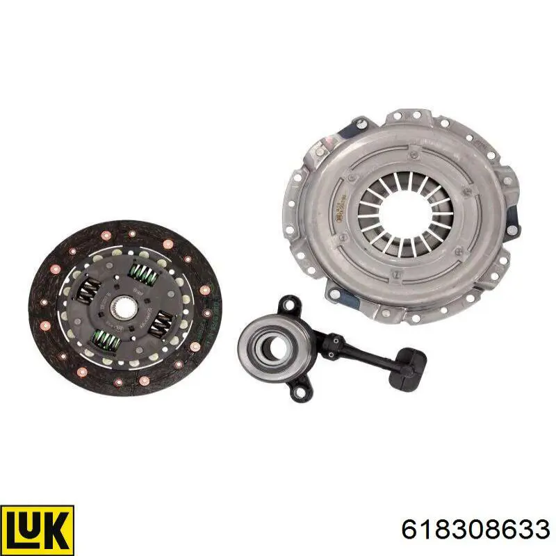Купить 618308633 LUK Комплект сцепления (диск, корзина, подшипник)