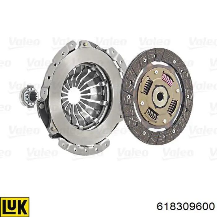 Комплект сцепления (3 части) LUK 618309600 цена, от 85.16 USD