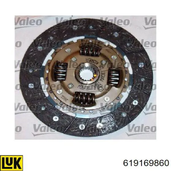 Купить 619169860 LUK Комплект сцепления (диск, корзина, подшипник)