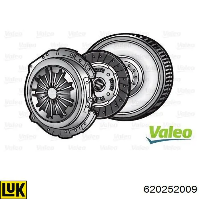 Купить 620252009 LUK Комплект сцепления (диск, корзина, подшипник)