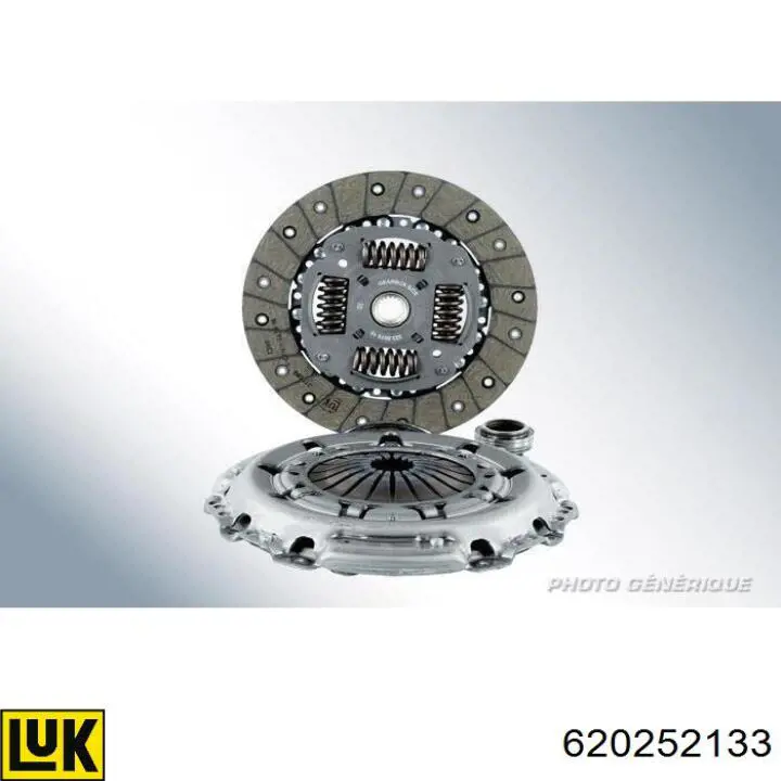 Комплект сцепления (3 части) LUK 620252133 цена, от 298.74 USD
