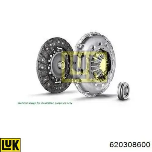 Купить 620308600 LUK Комплект сцепления (диск, корзина, подшипник)