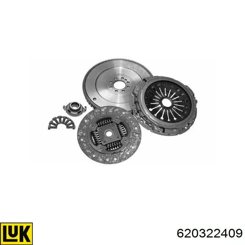 Комплект сцепления (3 части) LUK 620322409 цена, от 161.59 USD