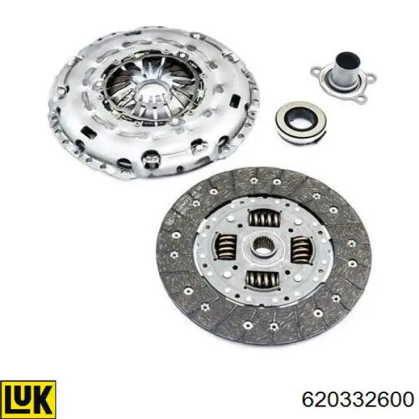 Kit de embraiagem (3 peças) LUK 620332600