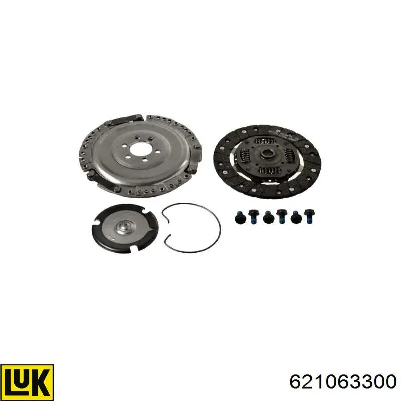 Комплект сцепления (3 части) LUK 621063300 цена, от 105.02 USD
