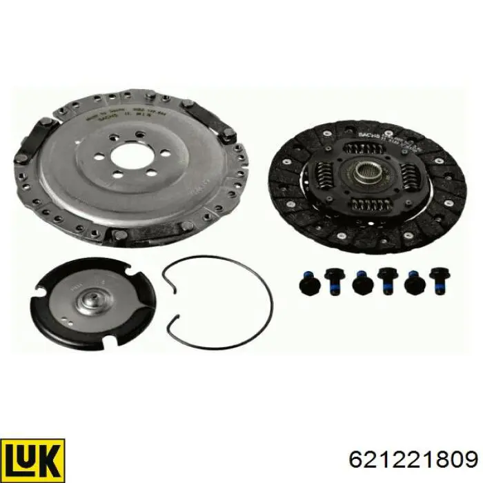 Комплект сцепления (3 части) LUK 621221809 цена, от 151.34 USD