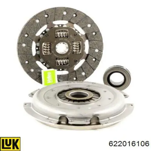 Комплект сцепления (3 части) LUK 622016106 цена, от 125.97 USD