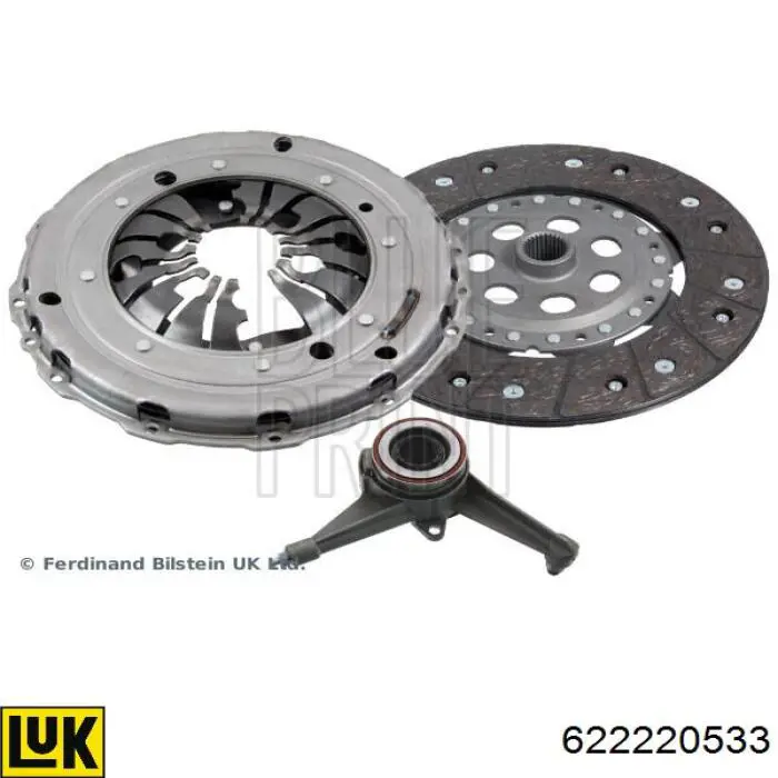 Комплект сцепления (3 части) LUK 622220533 цена, от 260.19 USD