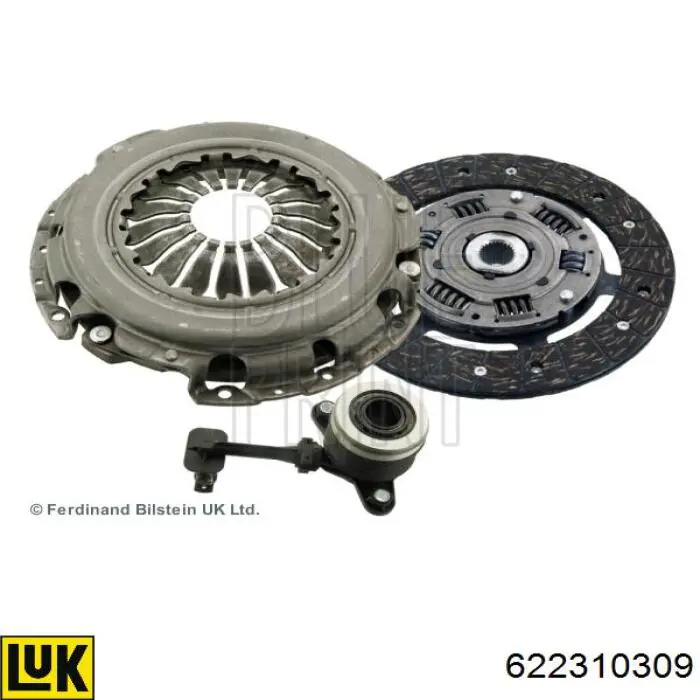 Комплект сцепления (3 части) LUK 622310309 цена, от 135.19 USD