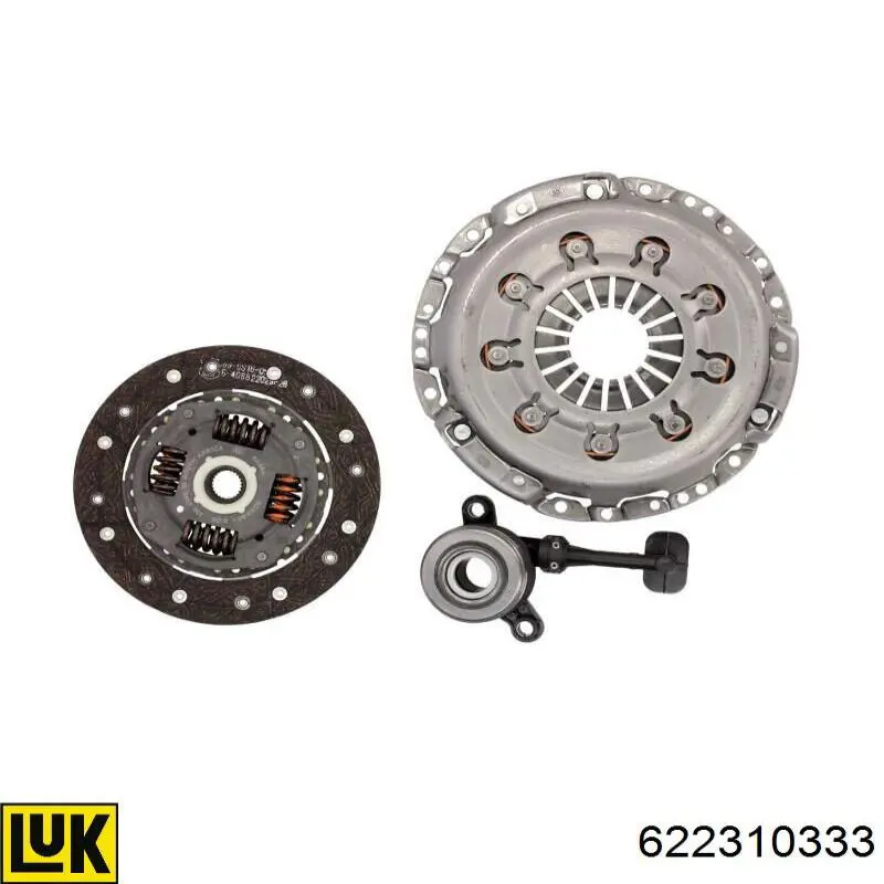 Комплект сцепления (3 части) Blue Print ADR163057 цена, от 143.32 USD