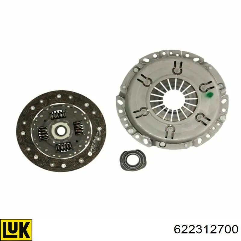 Комплект сцепления (3 части) LUK 622312700 цена, от 175.22 USD