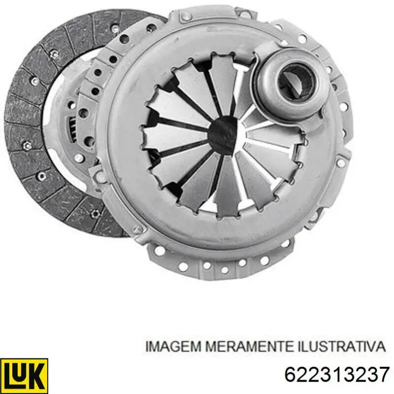 Комплект сцепления (3 части) LUK 622313237 цена, от 241.72 USD